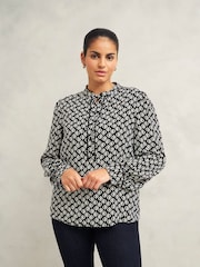 Hobbs Black Alba Blouse - Image 1 of 4