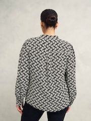 Hobbs Black Alba Blouse - Image 2 of 4