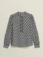 Hobbs Black Alba Blouse - Image 4 of 4