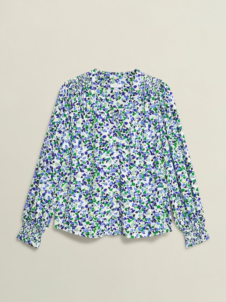Hobbs Blue Debbie Blouse - Image 4 of 4