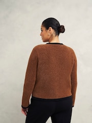 Hobbs Black Bryony Knitted Cardigan - Image 3 of 5