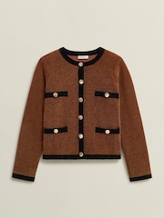 Hobbs Black Bryony Knitted Cardigan - Image 5 of 5