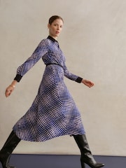Hobbs Blue Elodie Dress - Image 1 of 5