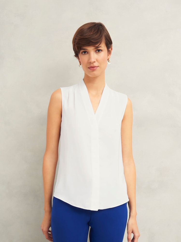 Hobbs Cream Poppy Blouse - Image 1 of 4