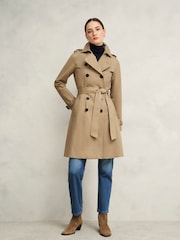 Hobbs Brown Petite Skylar Trench Coat - Image 3 of 4