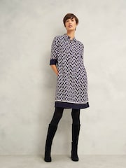 Hobbs Purple Marciella Dress - Image 1 of 4