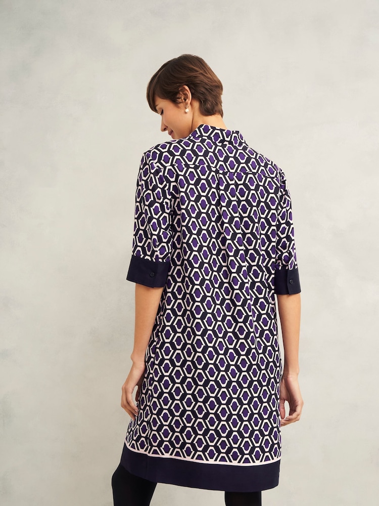 Hobbs Purple Marciella Dress - Image 2 of 4