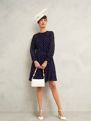 Hobbs Cream Jas Clutch Bag - Image 3 of 4