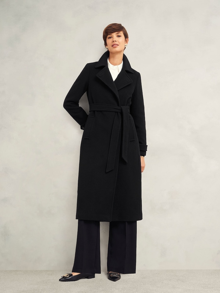 Hobbs Black Yasmina Coat - Image 1 of 4