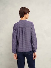 Hobbs Purple Mila Blouse - Image 2 of 4