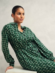 Hobbs Green Florian Dress - Image 3 of 4