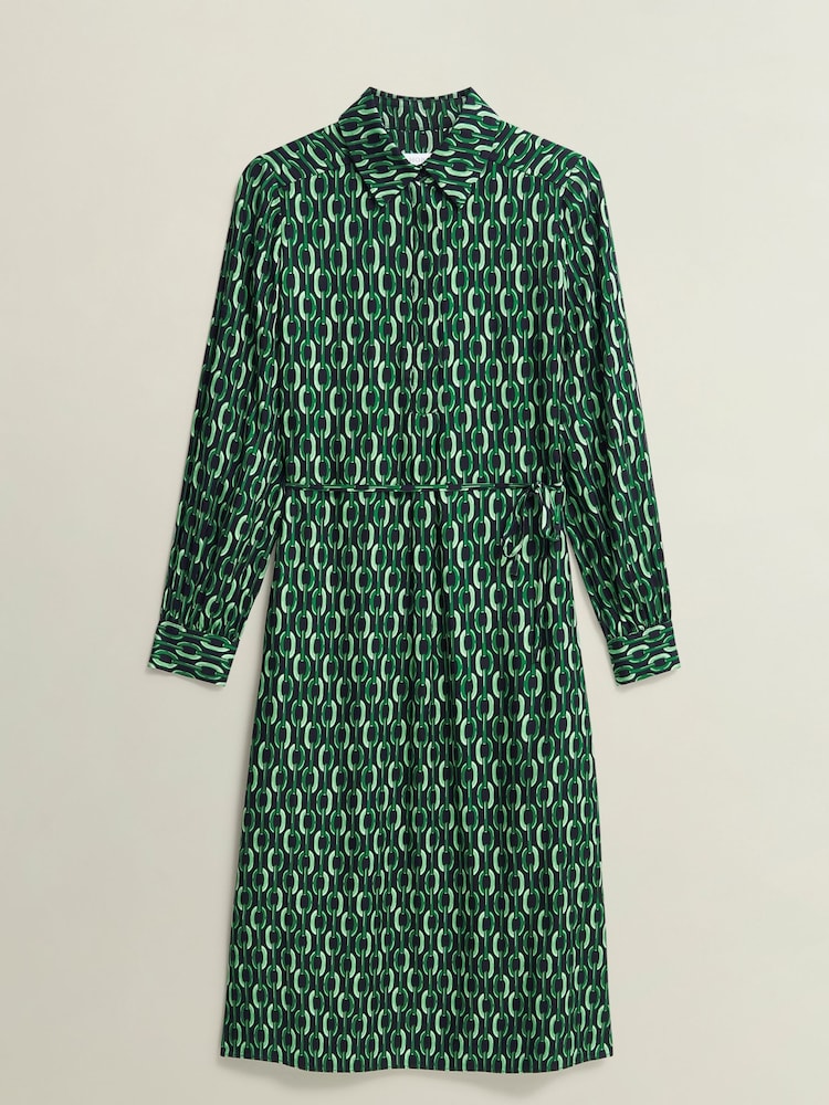 Hobbs Green Florian Dress - Image 4 of 4