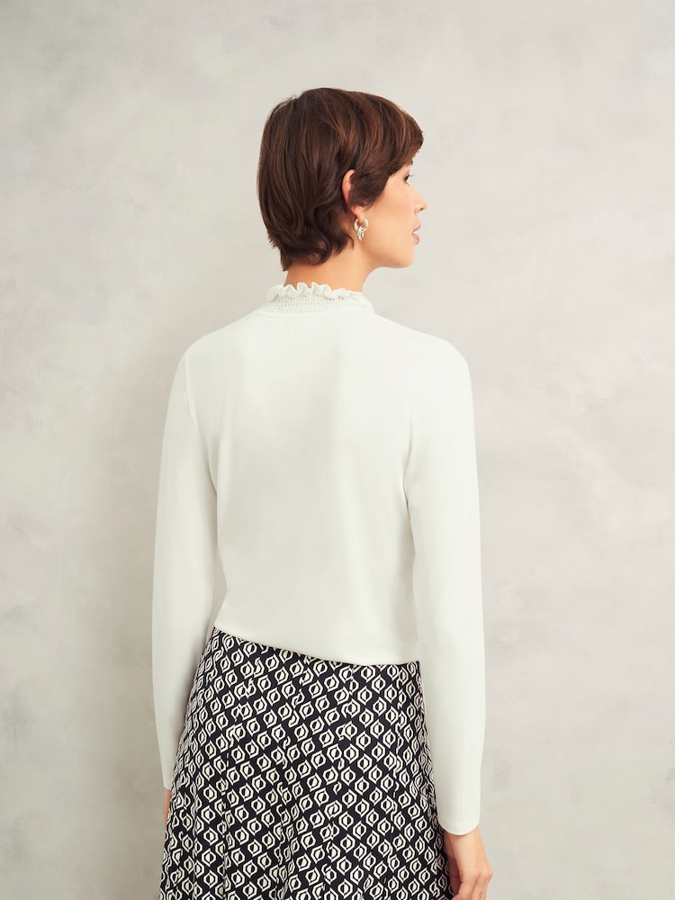 Hobbs White Candice Top - Image 2 of 4