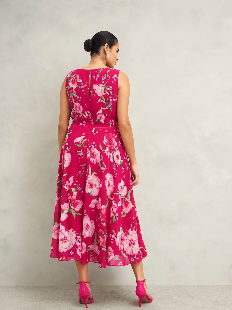 Hobbs Pink Carly Dress - Image 2 of 4