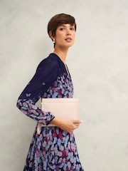 Hobbs Pink Catherine Wristlet Bag - Image 2 of 3