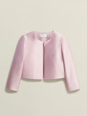Hobbs Pink Rhea Wool Silk Jacket - Image 4 of 4