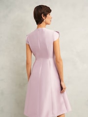 Hobbs Pink Rhea Wool Silk Dress - Image 2 of 4