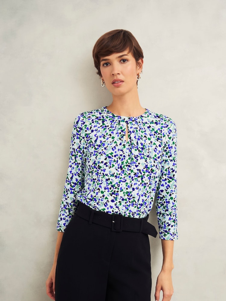 Hobbs Green Julia Printed Top - Image 1 of 4