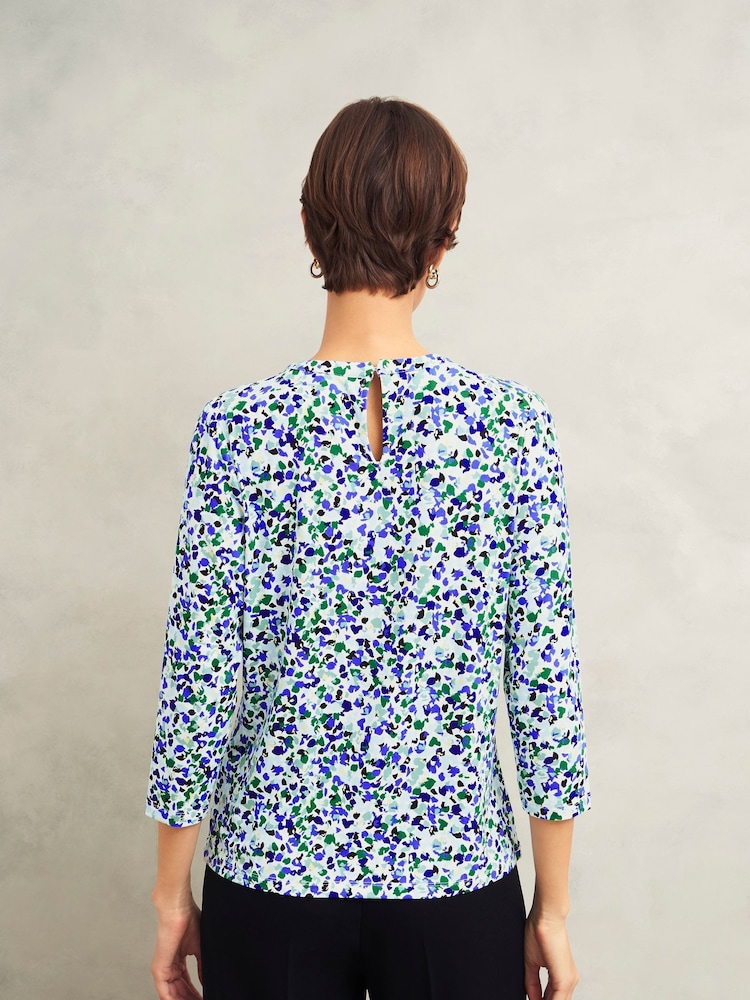 Hobbs Green Julia Printed Top - Image 2 of 4