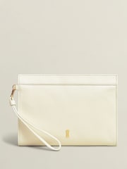 Hobbs Cream Catherine Wristlet Bag - Image 3 of 3