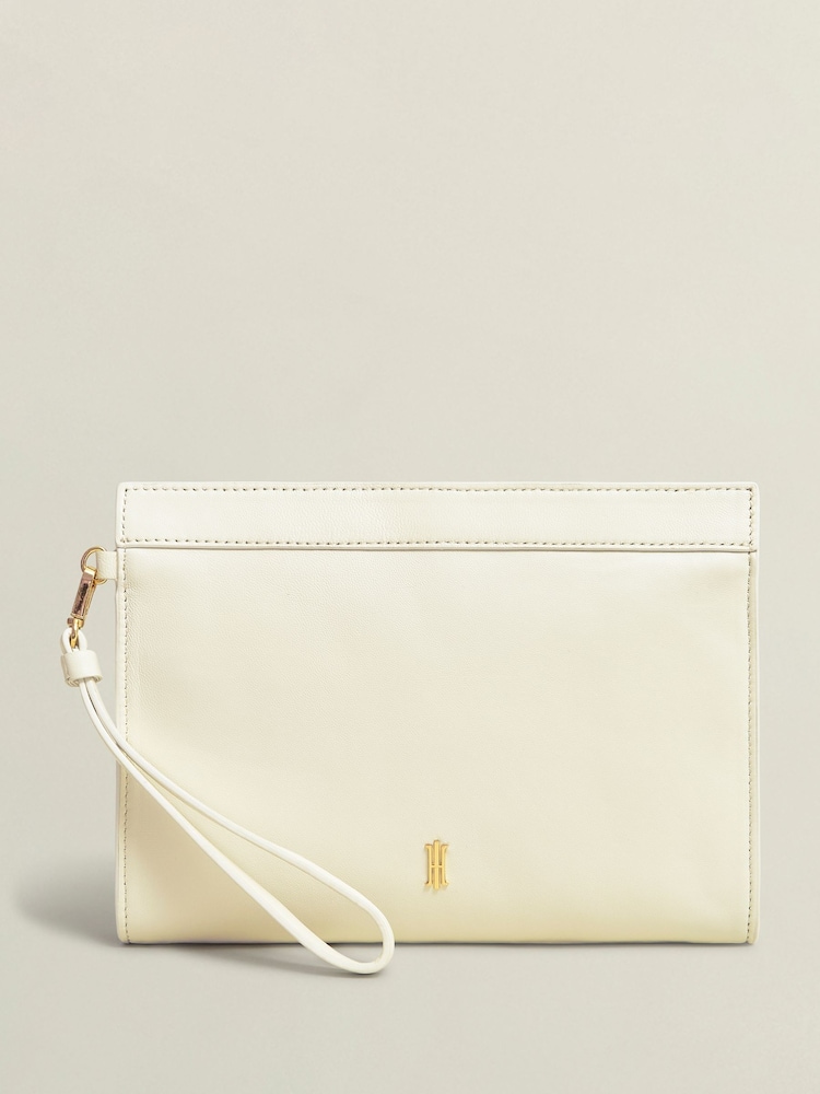 Hobbs Cream Catherine Wristlet Bag - Image 3 of 3