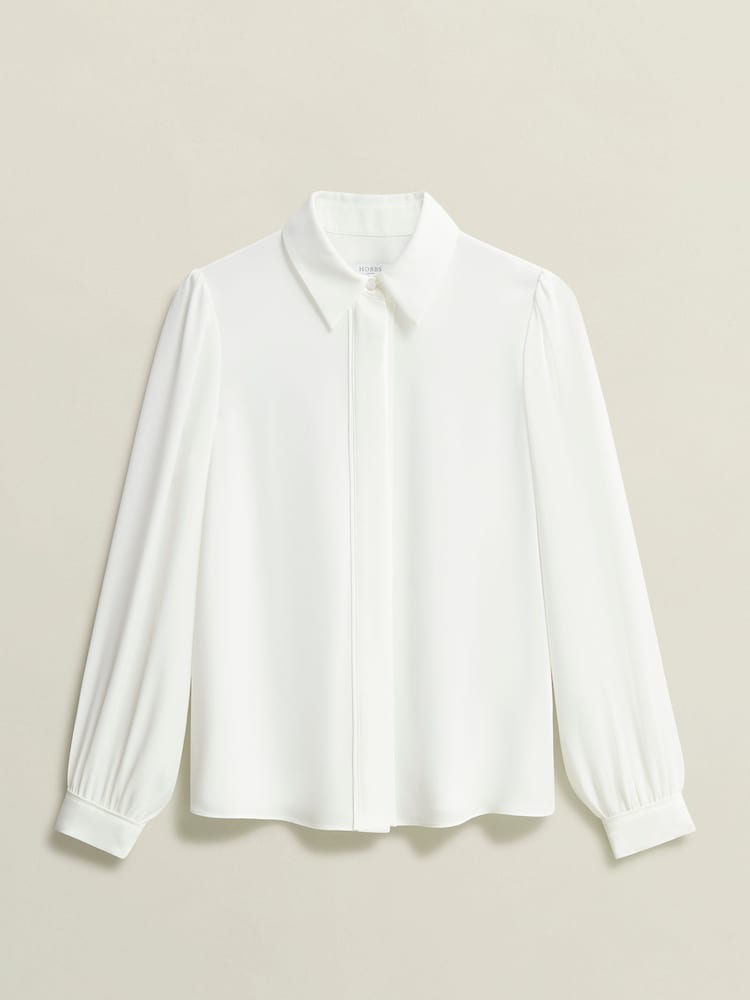 Hobbs Cream Jonie Shirt - Image 4 of 4
