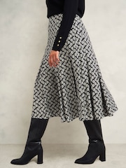 Hobbs Black Roxanne Skirt - Image 2 of 4