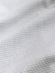 Grey Slim Fit Premium 100% Cotton Textured Shirt - Image 13 of 13