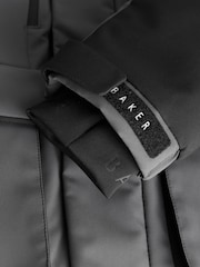 Baker by Ted Baker Shower Resistant Colourblock Parka Coat - Image 4 of 9