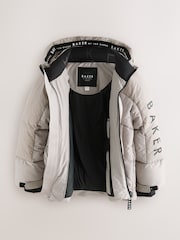 Baker by Ted Baker Neutral Shower Resistant Padded Coat - Image 5 of 13