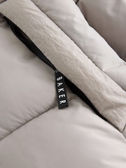 Baker by Ted Baker Neutral Shower Resistant Padded Coat - Image 7 of 13