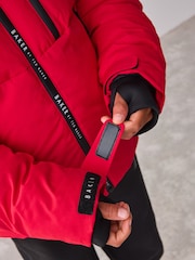 Baker by Ted Baker Shower Resistant Red Padded Coat - Image 7 of 20