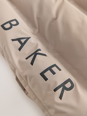 Baker by Ted Baker Shower Resistant Stone Longline Padded Coat - Image 15 of 19