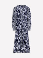 Boden Blue Ivy Smocked Midi Dress - Image 7 of 7