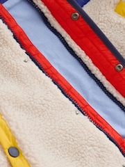 Boden Natural Natural Quilted Fleece Jacket - Image 5 of 5