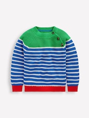 Boden Blue Everyday 100% Cotton Jumper - Image 1 of 3