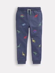 Boden Blue 100% Cotton Fun Joggers - Image 1 of 3