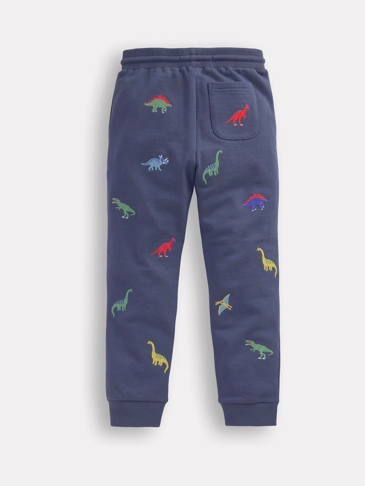 Boden Blue 100% Cotton Fun Joggers - Image 2 of 3