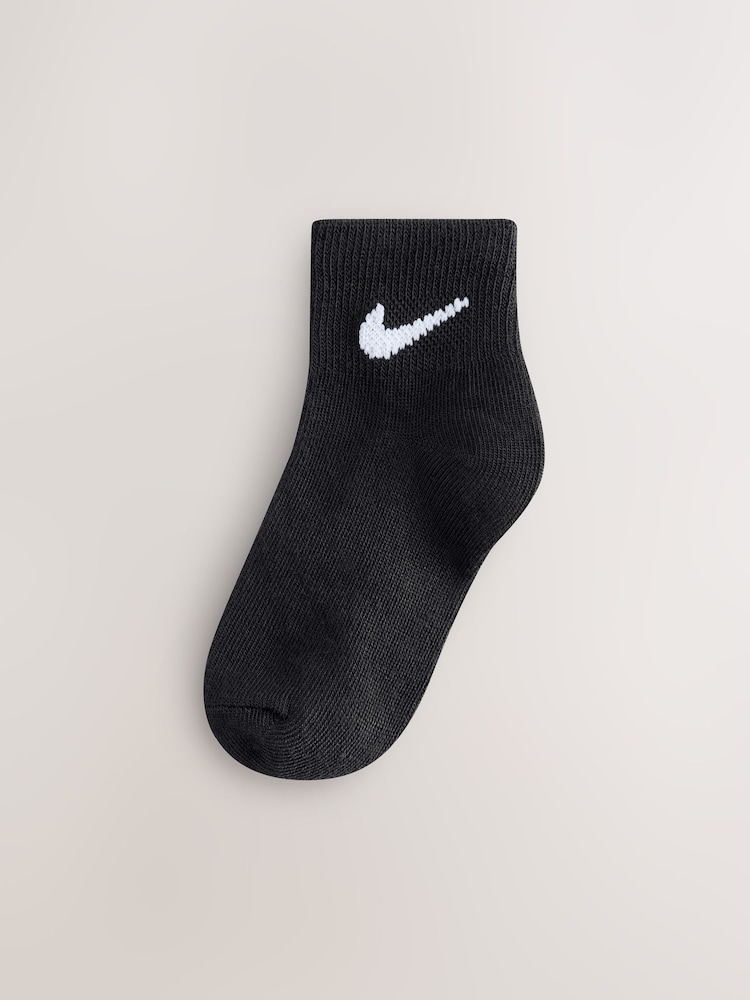 Nike Black Basic Ankle Socks 6 Pack - Image 2 of 7