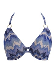 Freya Blue Arizona Wave Uw Halter Bikini Top - Image 6 of 6
