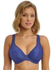 Freya Blue Arizona Wave UW High Apex Bikini Top - Image 4 of 7