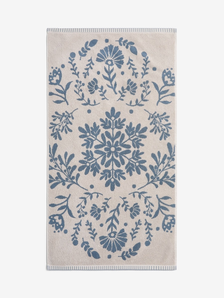 Natural Seeking Simplicity Floral Print Cotton Towels - Image 2 of 5