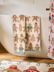 Natural Christmas Gingerbread Towels - Image 3 of 5
