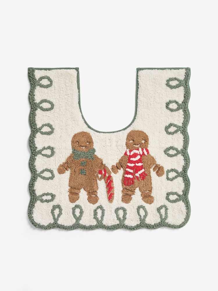 Christmas Gingerbread 100% Cotton Pedestal - Bild 1 von 1