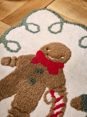 Christmas Gingerbread 100% Cotton Bath Mat - Bild 2 von 3