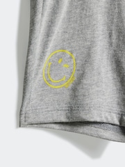 adidas Black/Grey X Smileyworld Infant Kids Summer Set - Image 7 of 7