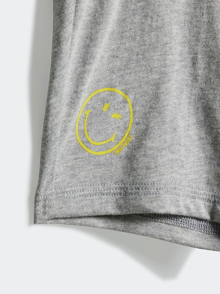 adidas Black/Grey X Smileyworld Infant Kids Summer Set - Image 7 of 7