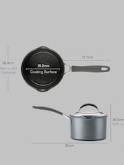 Circulon Grey Scratch Defense Extreme 16cm Saucepan - Image 6 of 6