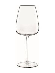Luigi Bormioli Set of 6 Grey Talismano White Wine Glasses - Image 1 of 4