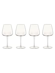 Luigi Bormioli Set of 6 Grey Talismano White Wine Glasses - Image 2 of 4